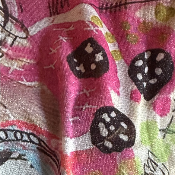 Artistic Multicolor Long Sleeve Women's Top - Picture 8 of 8